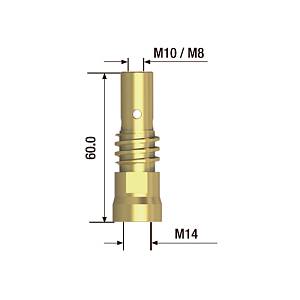 FUBAG Адаптер контактного наконечника сварочного аппарата M10х60 мм (5 шт.)
